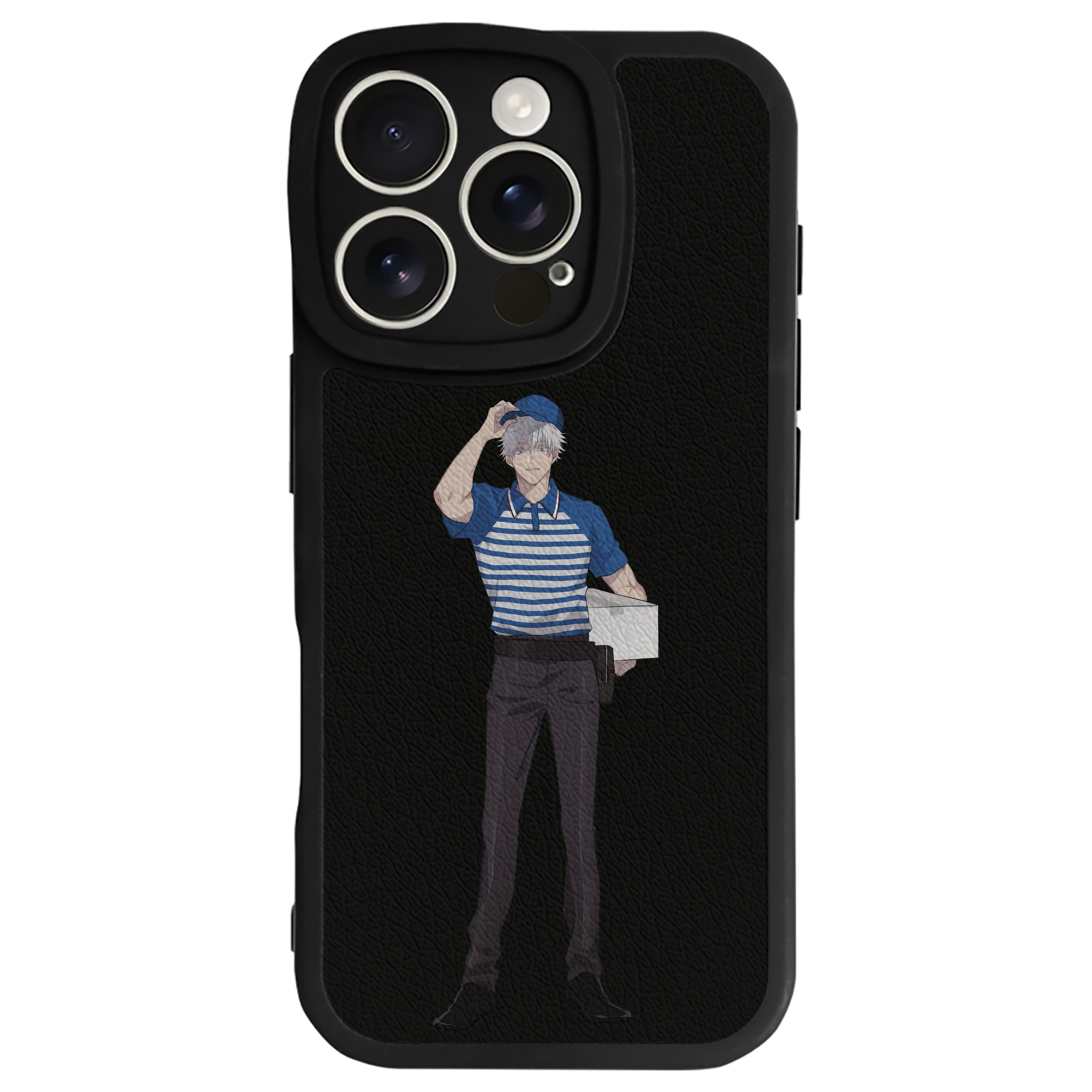 （画像用） 呪術廻戦 Jujutsu Kaisen 【iPhone 16シリーズ対応】シリコンスマホケース（レザー調） 材質：シリコン